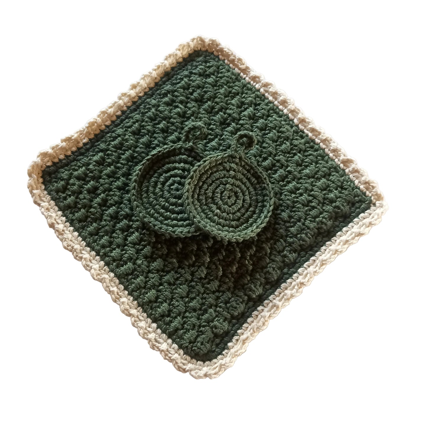 100% Cotton Washcloth & Facial Pads Set – 3pcs, Bath Essentials