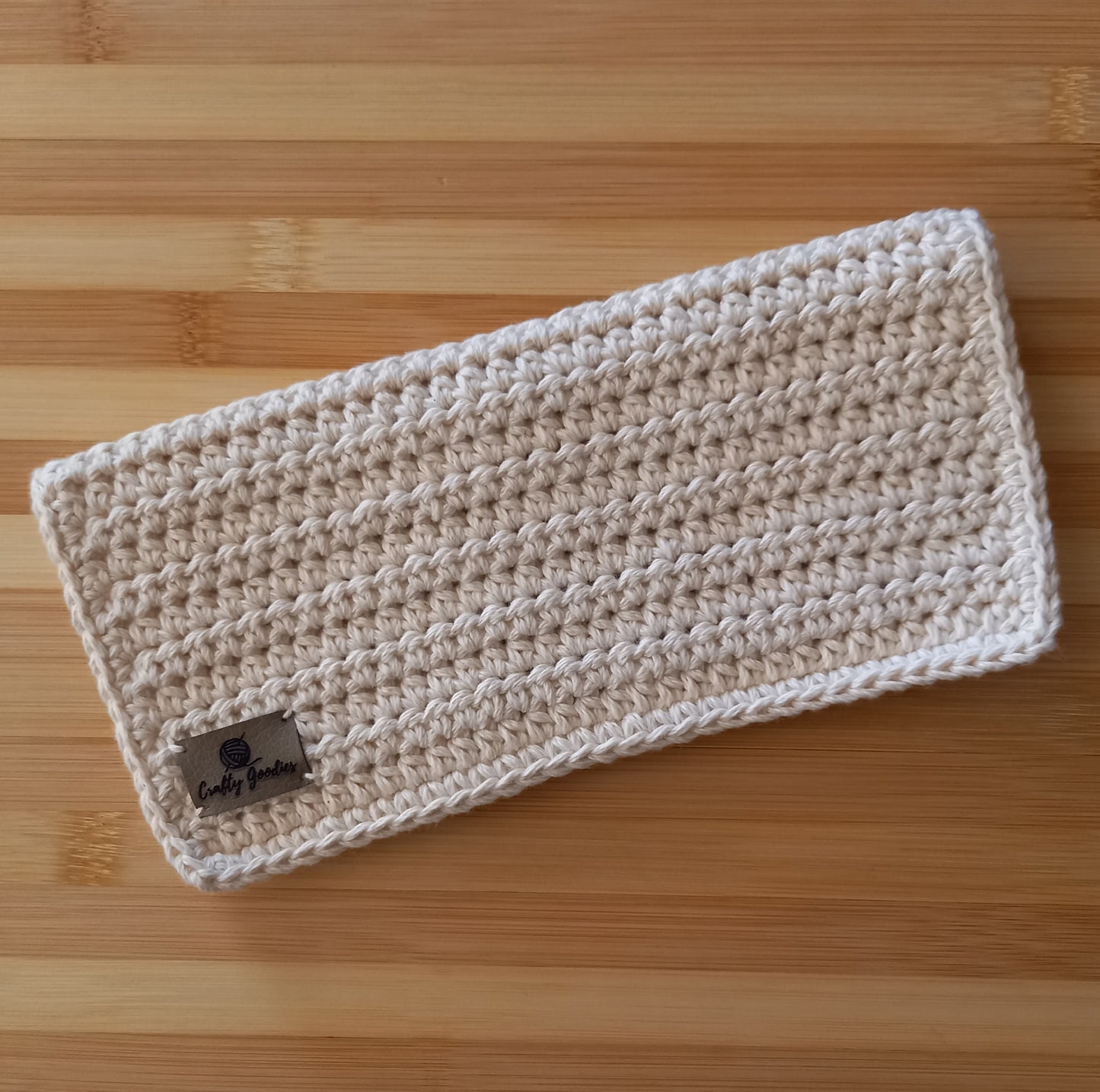 100% Cotton Natural Dishcloth & Coaster Set - 4pcs, Kitchen Linen