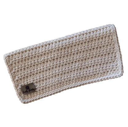 100% Cotton Dishcloth, Natural, Kitchen Linen, 21cm x 21cm