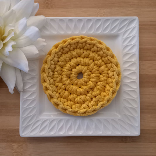 60% Cotton/40% Viscose Thick Macrame Coaster Set - 10cm