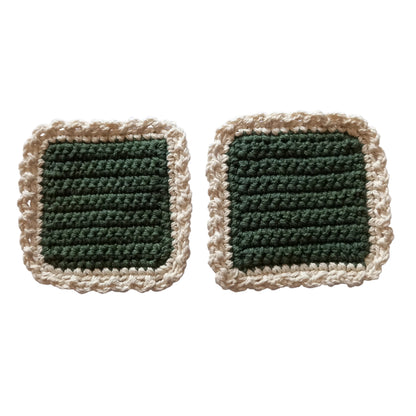 100% Eco-Cotton Coaster Set - 2pcs