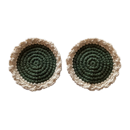 100% Eco-Cotton Coaster Set - 2pcs