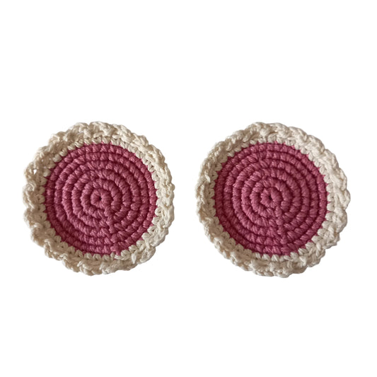 100% Eco-Cotton Coaster Set - 2pcs