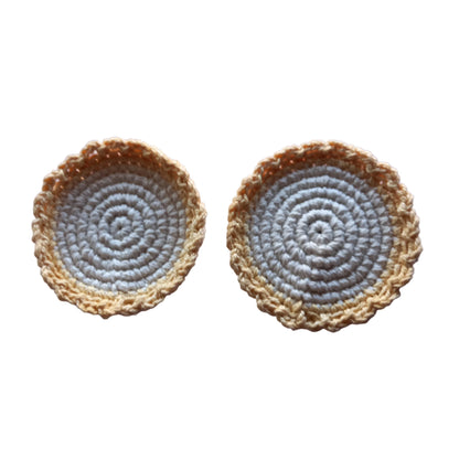 100% Eco-Cotton Coaster Set - 2pcs