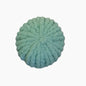 Round Hand-Knit Pillow Pouf