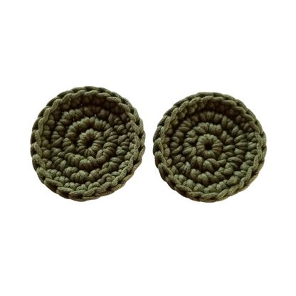60% Cotton/40% Viscose Thick Macrame Coaster Set - 10cm