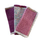 100% Eco-Cotton Washcloths Set - 2pcs, Green, Bath Linen, 23cm x 23cm