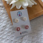 Polymer Clay Studs Earrings - 2 Pack
