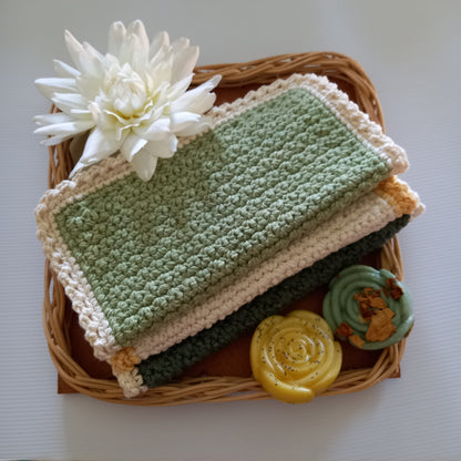 100% Eco-Cotton Washcloth