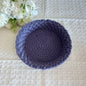 100% Cotton Handmade Round Trinket Tray - L5cm x W12.5cm