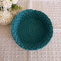 100% Cotton Handmade Round Trinket Tray - L5cm x W12.5cm