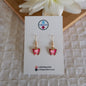 Butterfly & Heart Charms Earrings