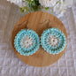 50% Bamboo/50% Cotton Crochet Earrings