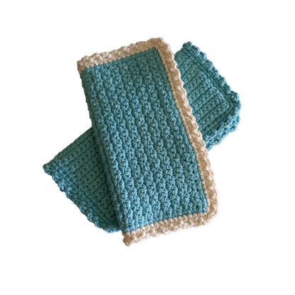 100% Eco-Cotton Washcloth Set - 2pcs