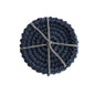 Cotton/Polyester Macrame Eco Coaster Set, Round, 10cm