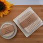 100% Cotton Natural Dishcloth & Coaster Set - 4pcs, Kitchen Linen