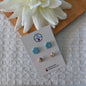 Polymer Clay Studs Earrings - 2 Pack