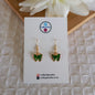 Butterfly & Heart Charms Earrings