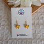 Butterfly & Heart Charms Earrings