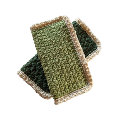 100% Eco-Cotton Washcloth Set - 2pcs
