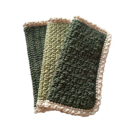 100% Eco-Cotton Washcloth Set