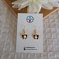 Butterfly & Heart Charms Earrings