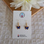Butterfly & Heart Charms Earrings